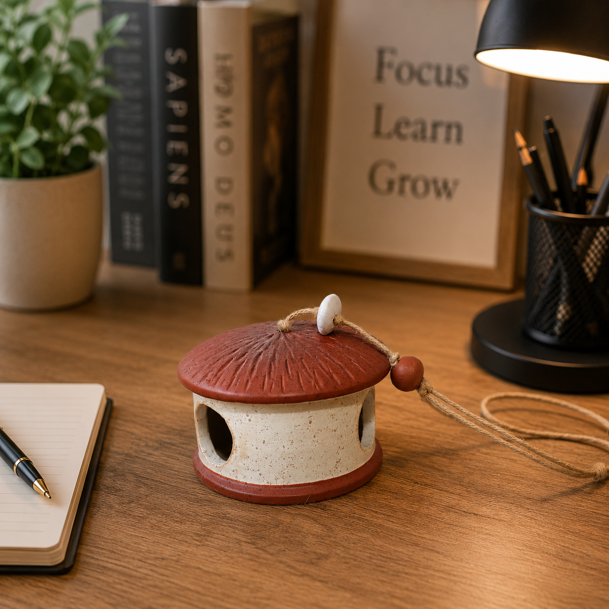 Handcrafted Terracotta Birdhouse